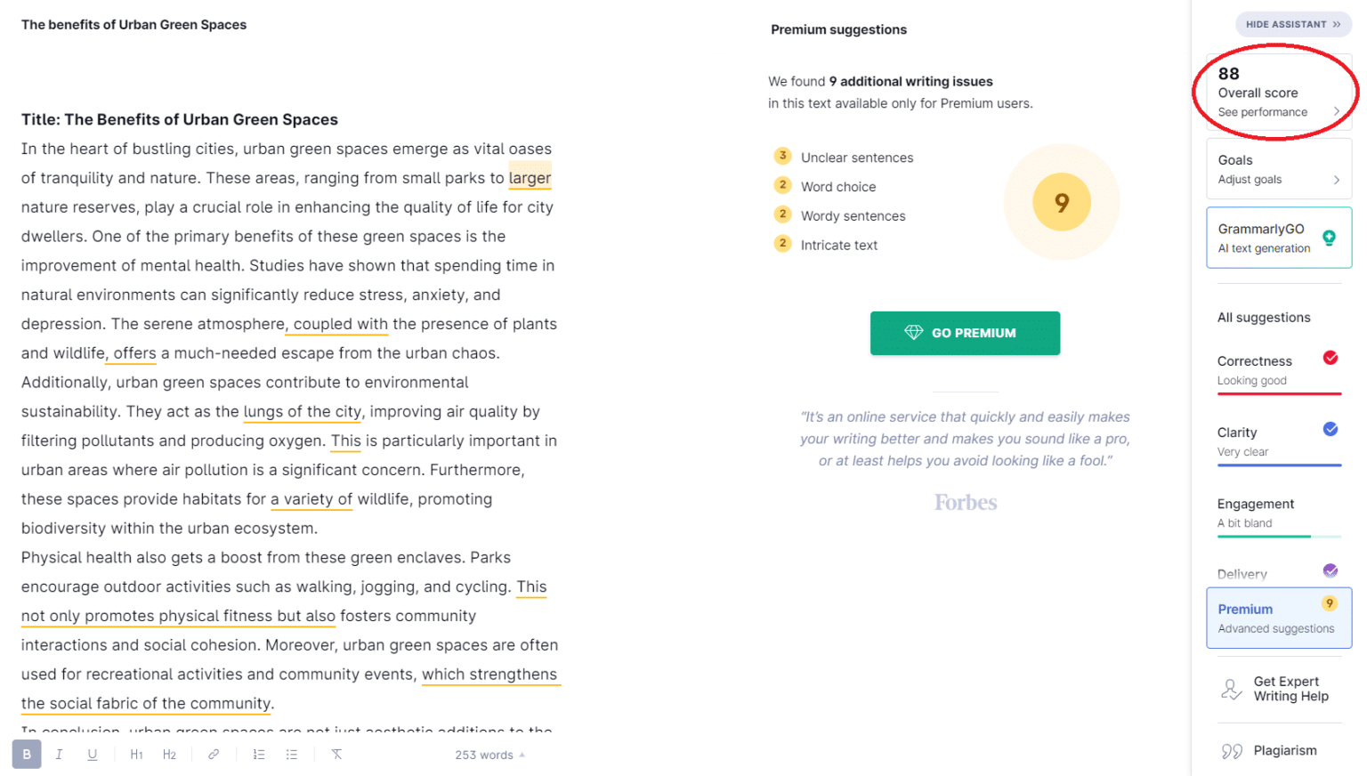Improve your (academic) writing style with Grammarly! tilburg.ai